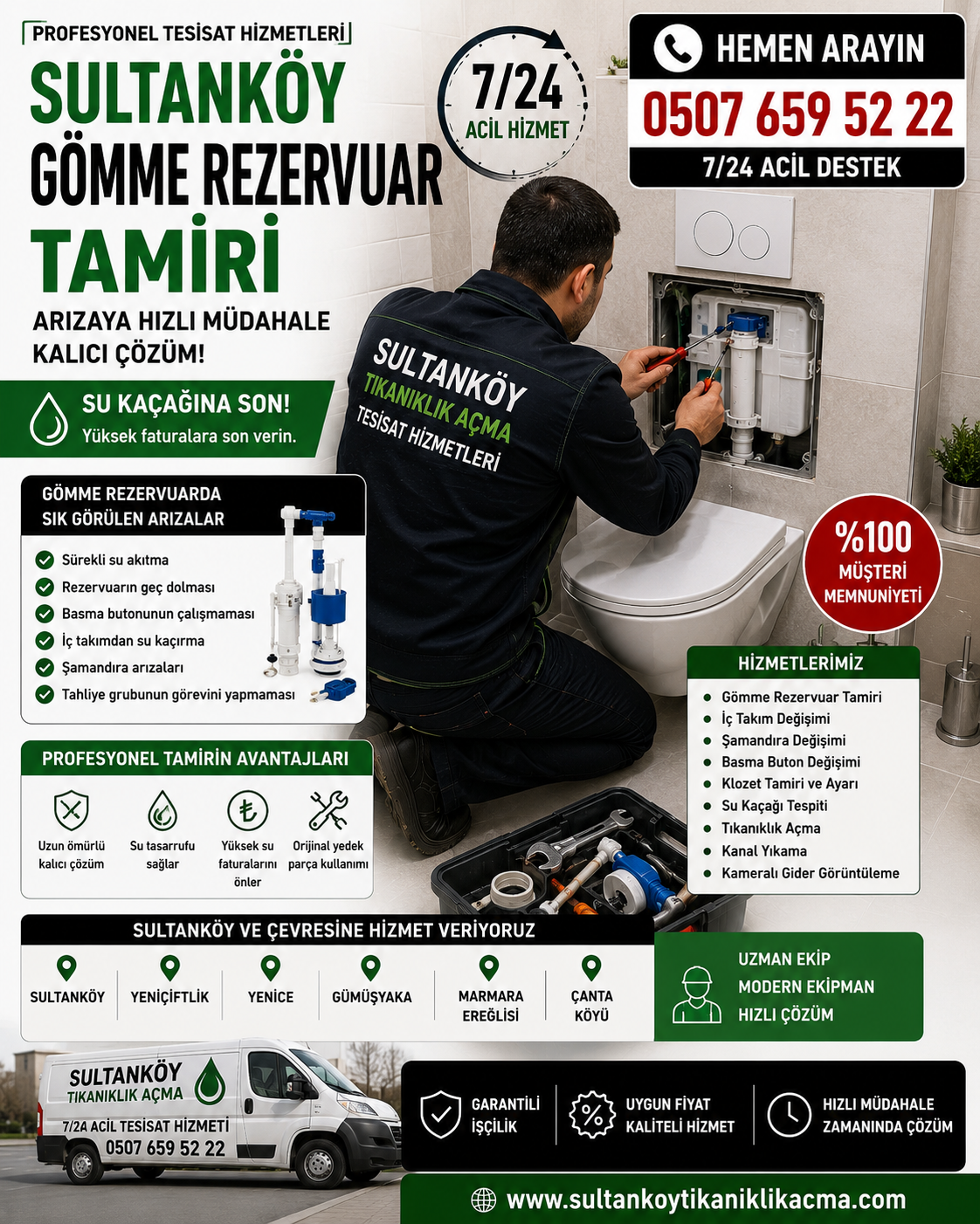 Sultanköy Gömme Rezervuar Tamiri ile Su Kaçaklarına ve Arızalara Kalıcı Çözümler