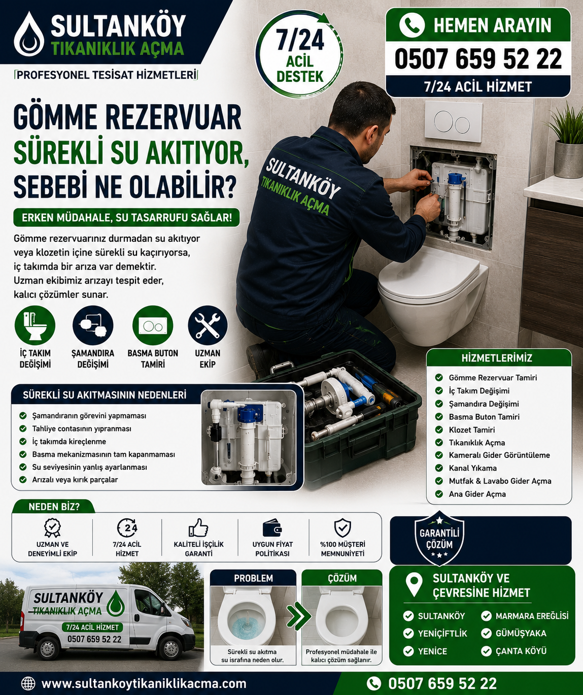 Sultanköy Gömme Rezervuar Sürekli Su Akıtıyor, Sebebi Ne Olabilir?